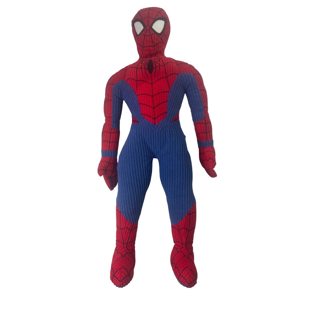 Marvel Spider-Man Plush Corduroy Soft‎ Stuffed Figure Red Blue Superhero Toy